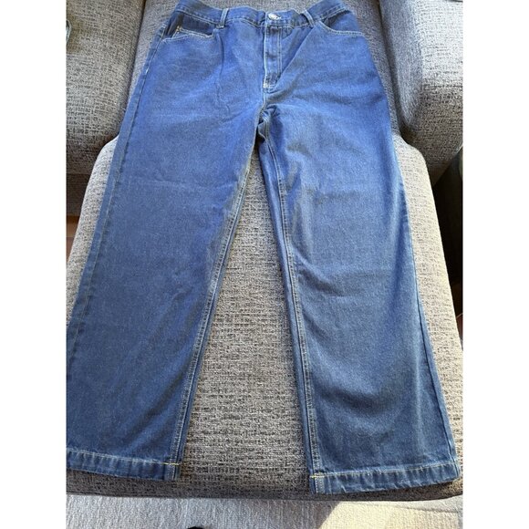 Duke Men's Stretch Jeans Elasticated Waist Sz 40M High Waist - Picture 1 of 11